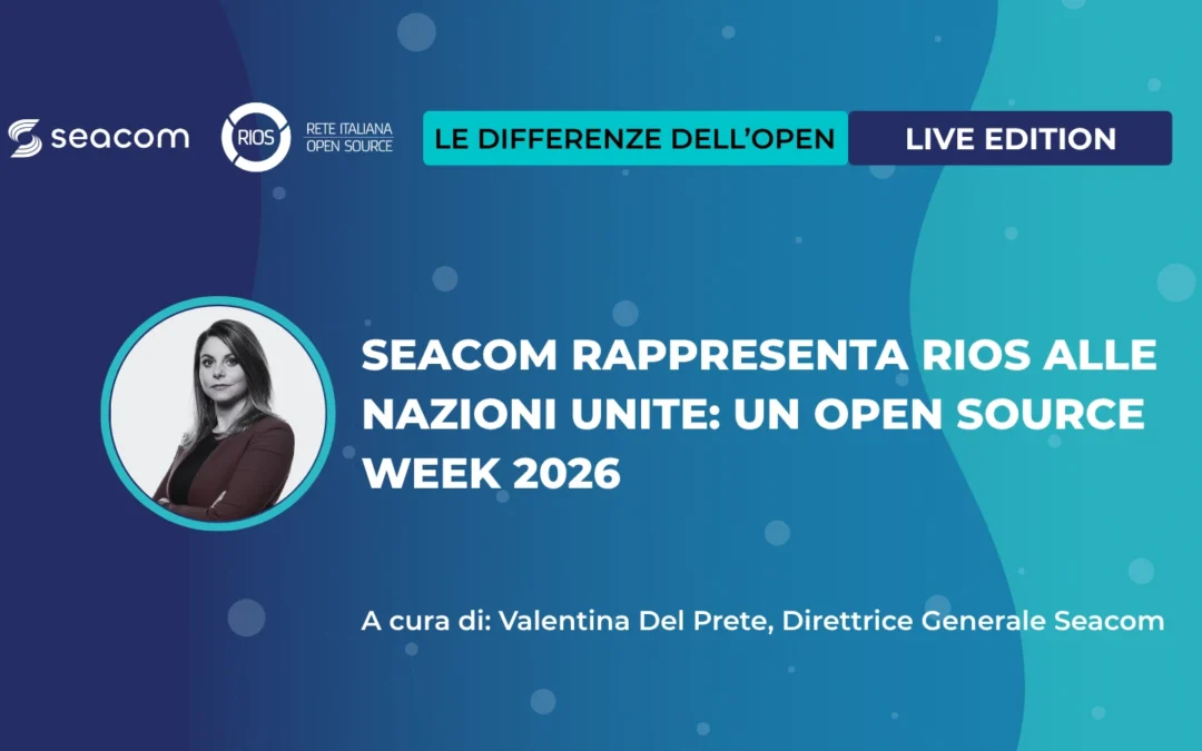 Seacom rappresenta RIOS alle Nazioni Unite: UN Open Source Week 2026